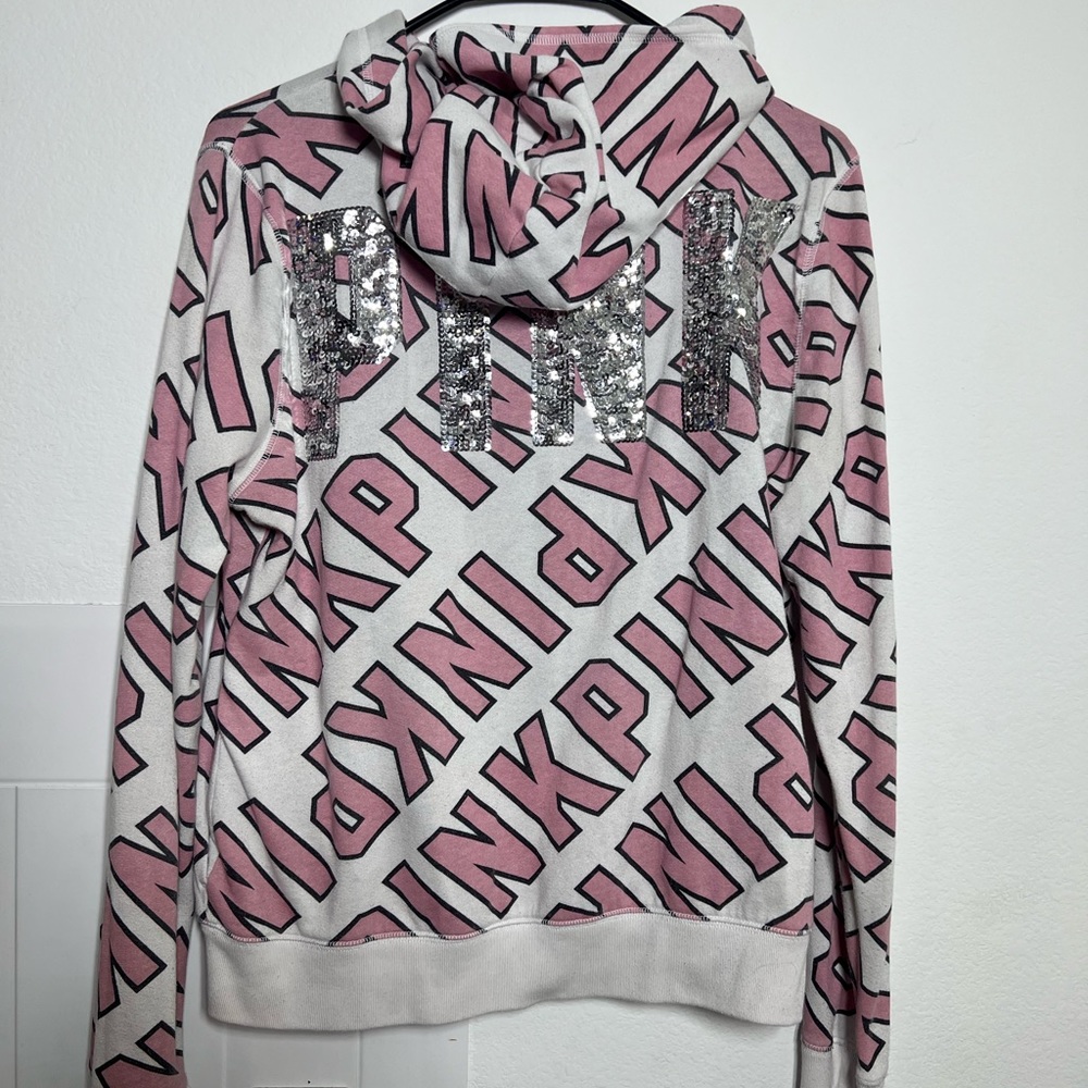 Pink jacket with sparkly back